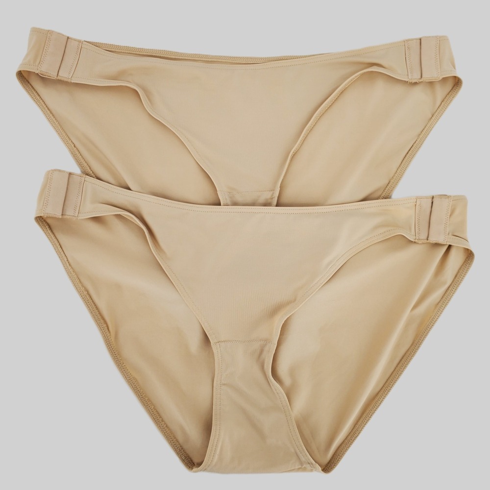 Slick Chicks Womens XL Seamless Panties Pack Comfort Stretch Nylon Spandex Brief